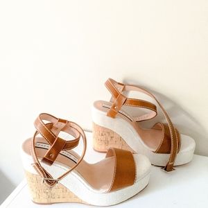 Zara Platform sandals size 6